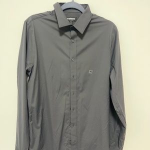 Slim Solid Stretch 1MX Dress Shirt
